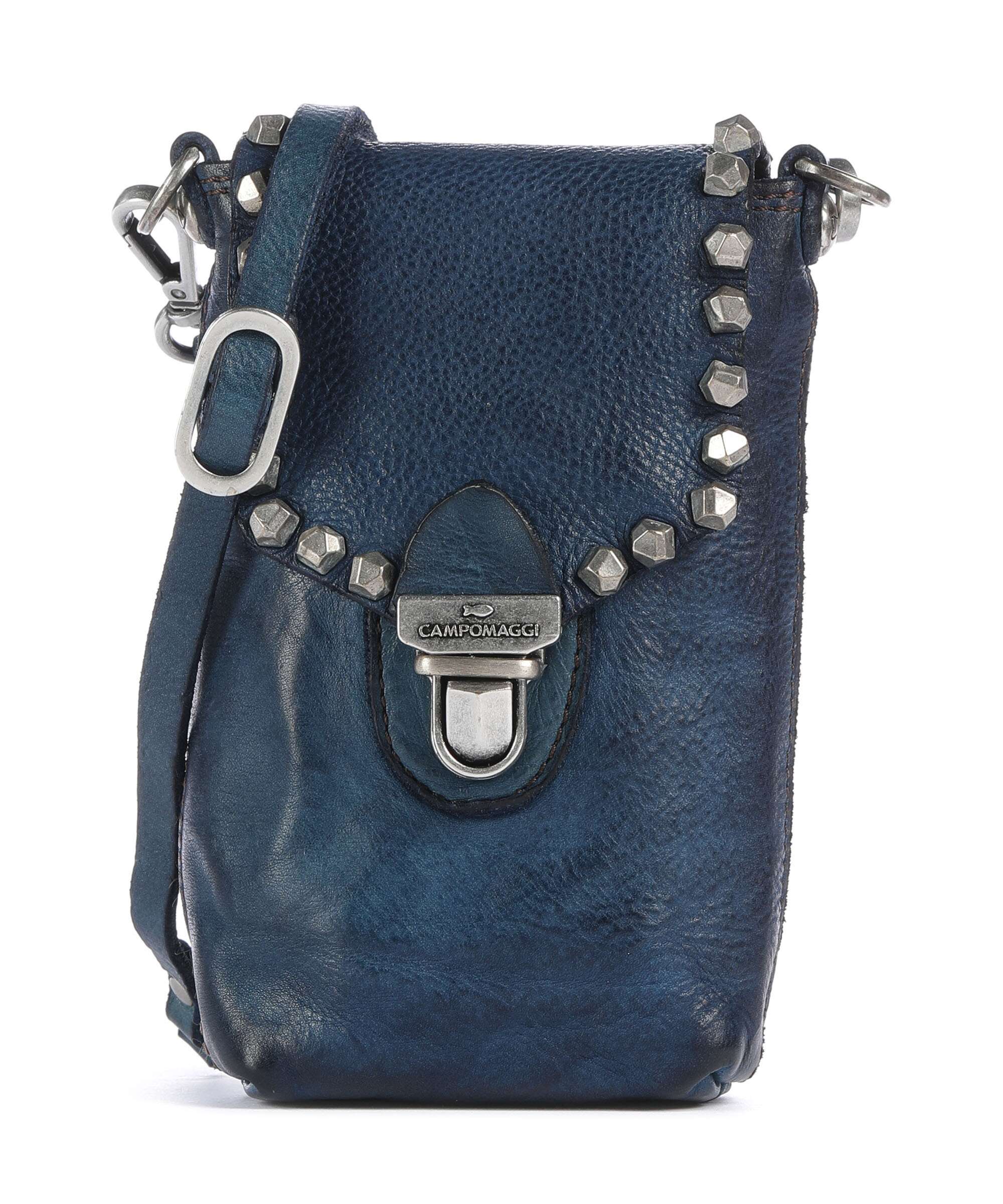 Campomaggi Phone bag sapphire