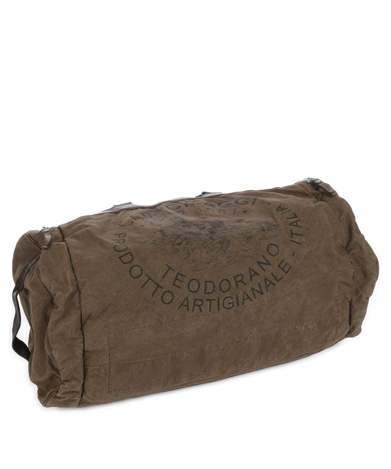 Campomaggi Weekend bag verde militare/nera