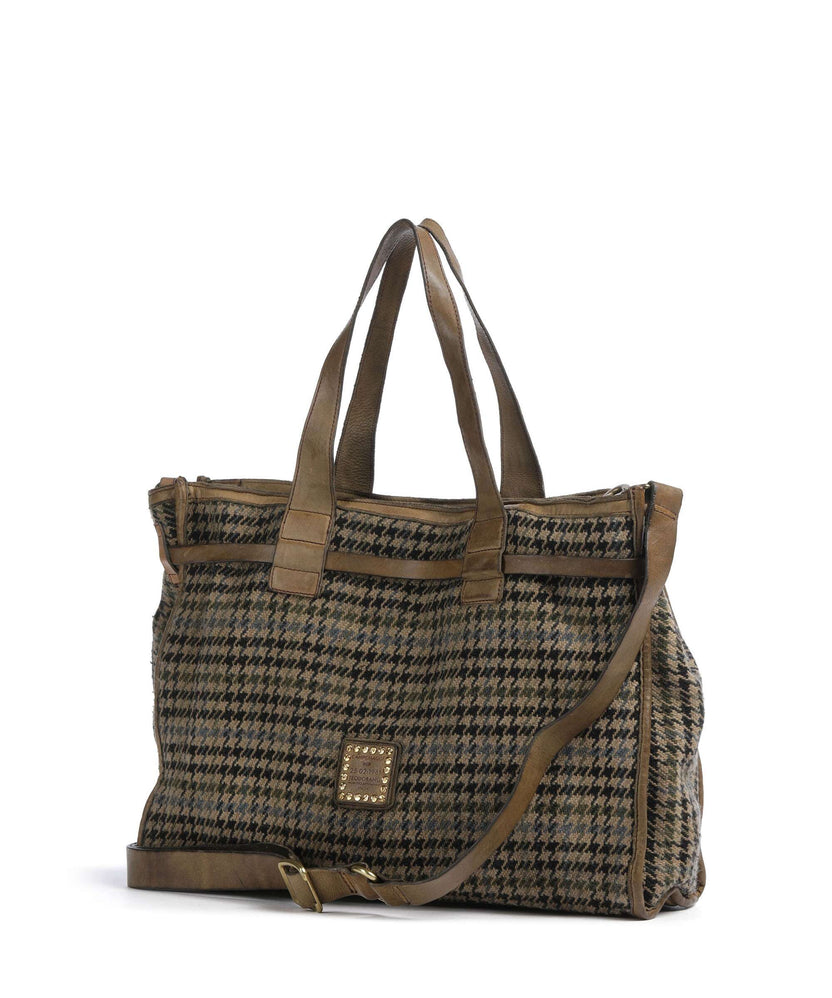 Campomaggi Handbag beige/nero
