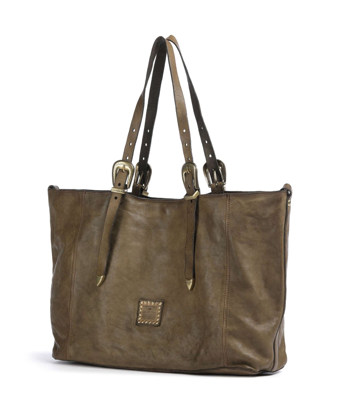 Campomaggi Tote bag verde militare