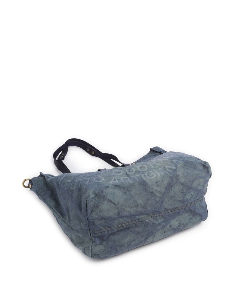 Campomaggi Tote bag beige/iris ghiaccio