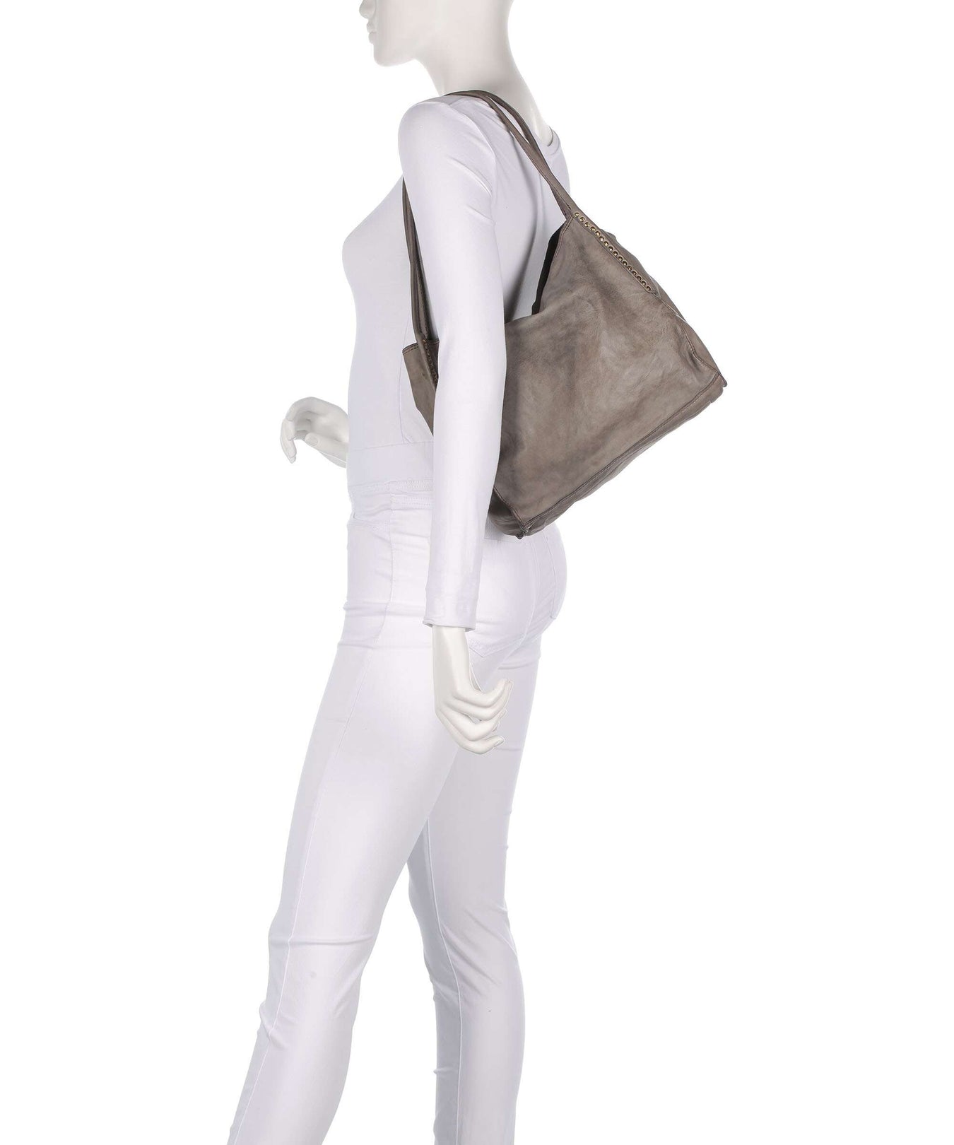 Campomaggi Hobo bag cemento