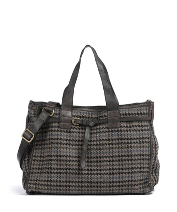 Campomaggi Handtasche beige/nero