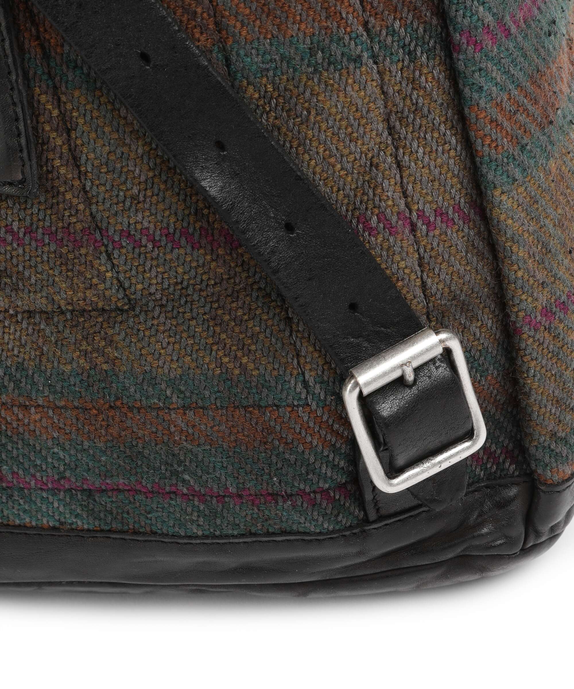 Campomaggi Backpack scozzese fuxia/nero