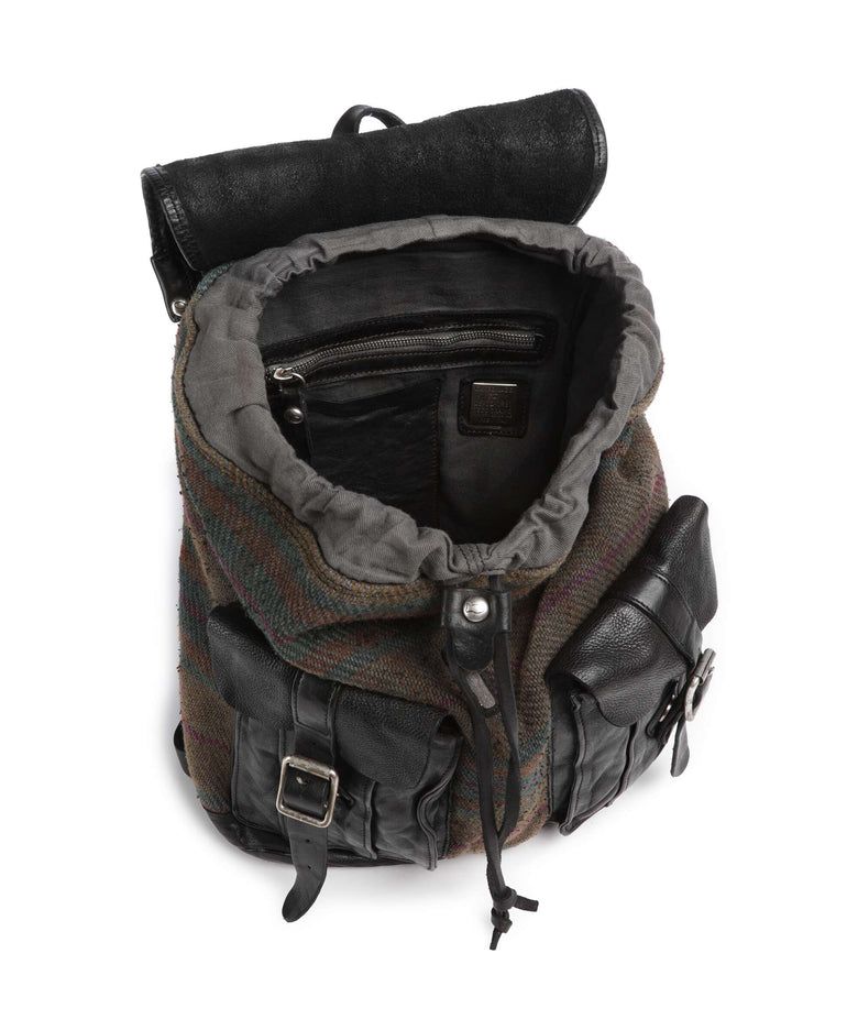 Campomaggi Backpack scozzese fuxia/nero