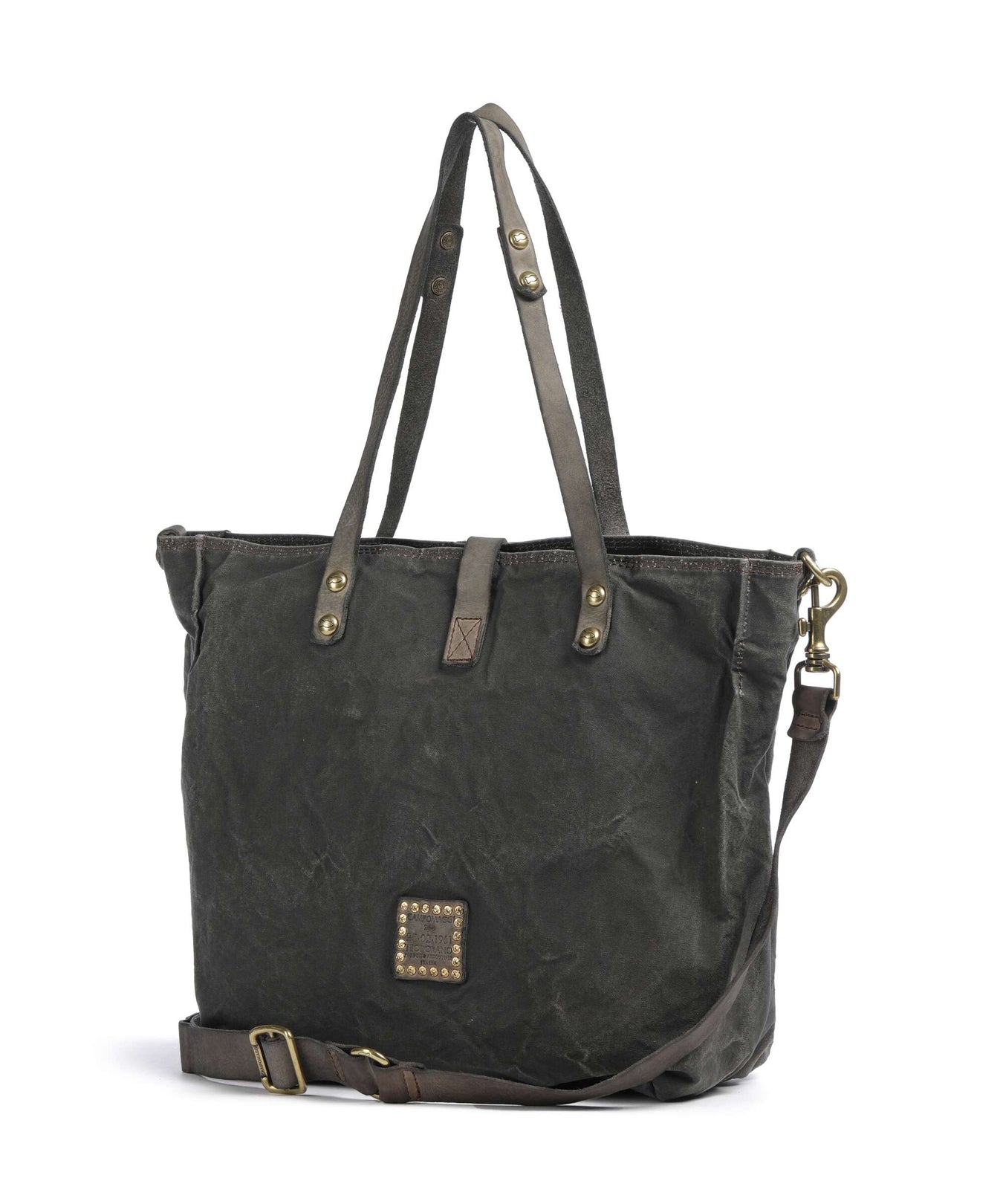 Campomaggi Tote bag grigio ghiaccio