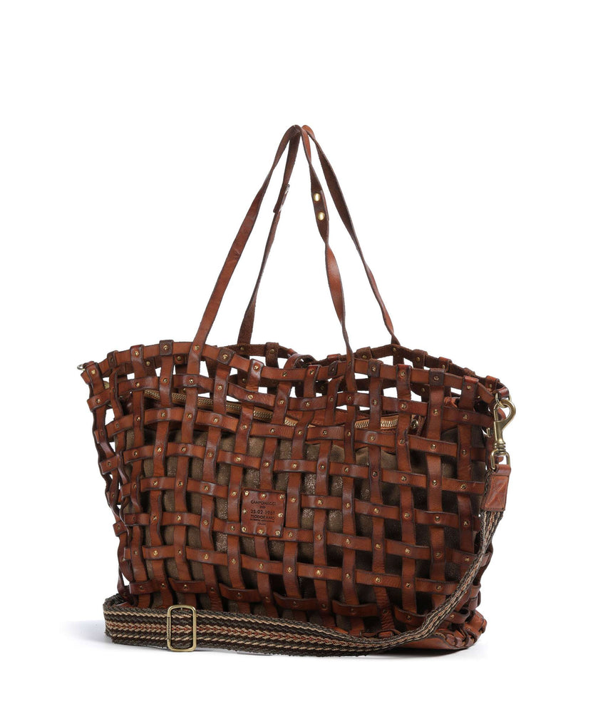 Campomaggi Tote bag cognac/bronze