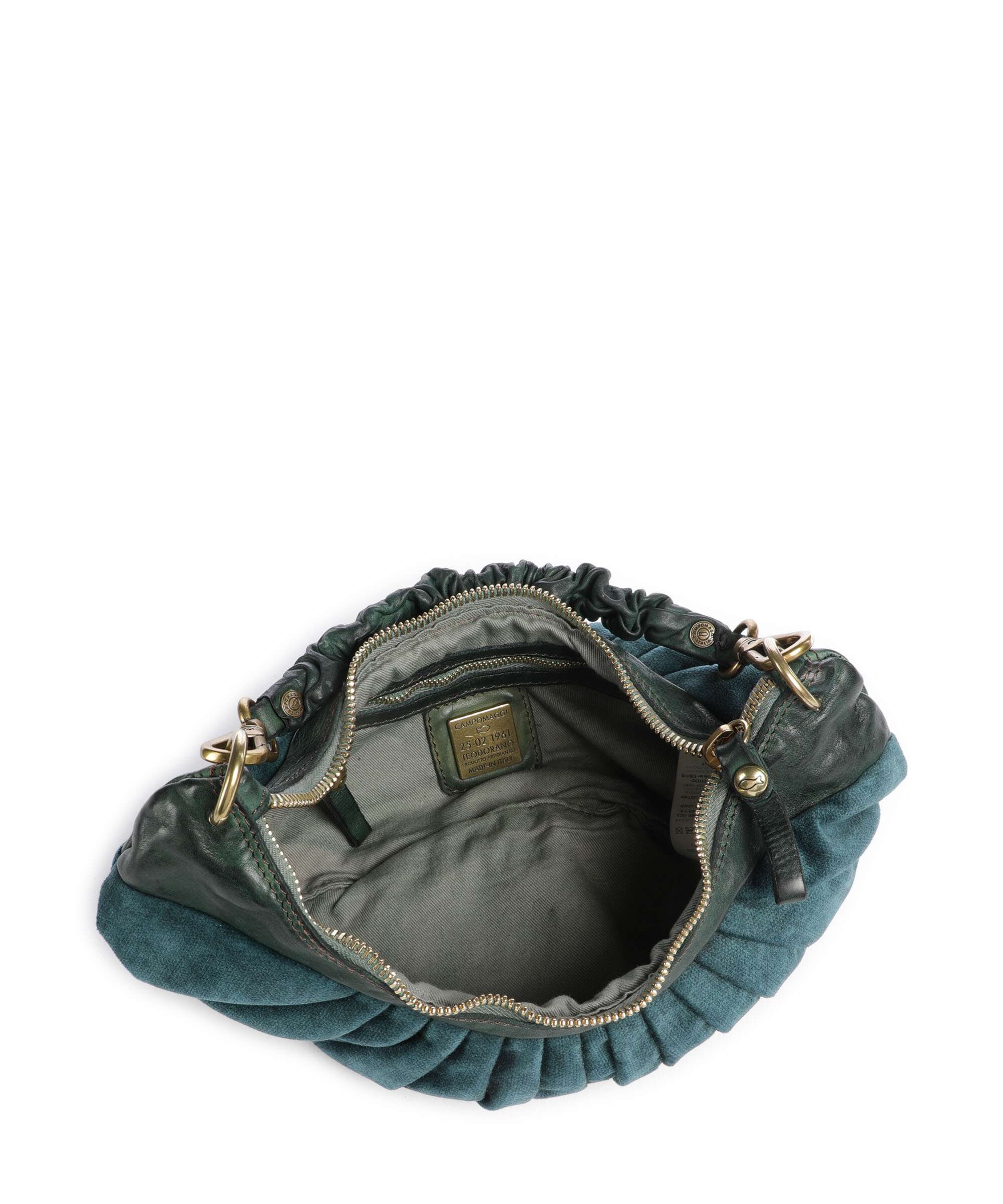 Campomaggi Hobo bag petrolium