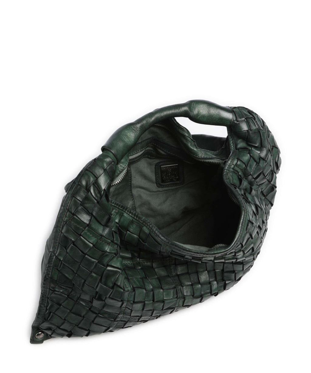 Campomaggi Hobo bag green bottle