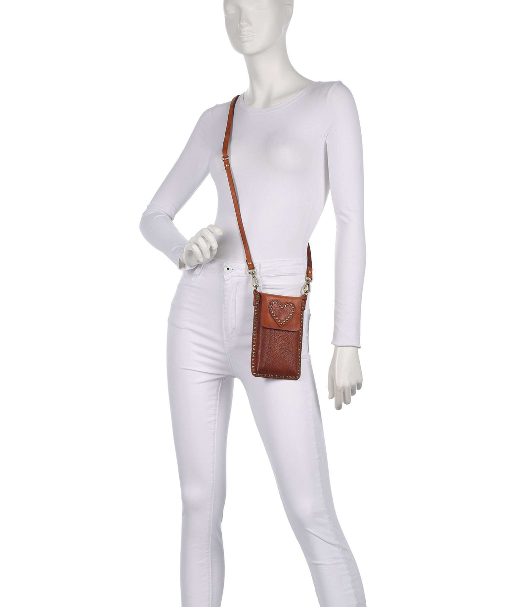 Campomaggi Phone bag cognac