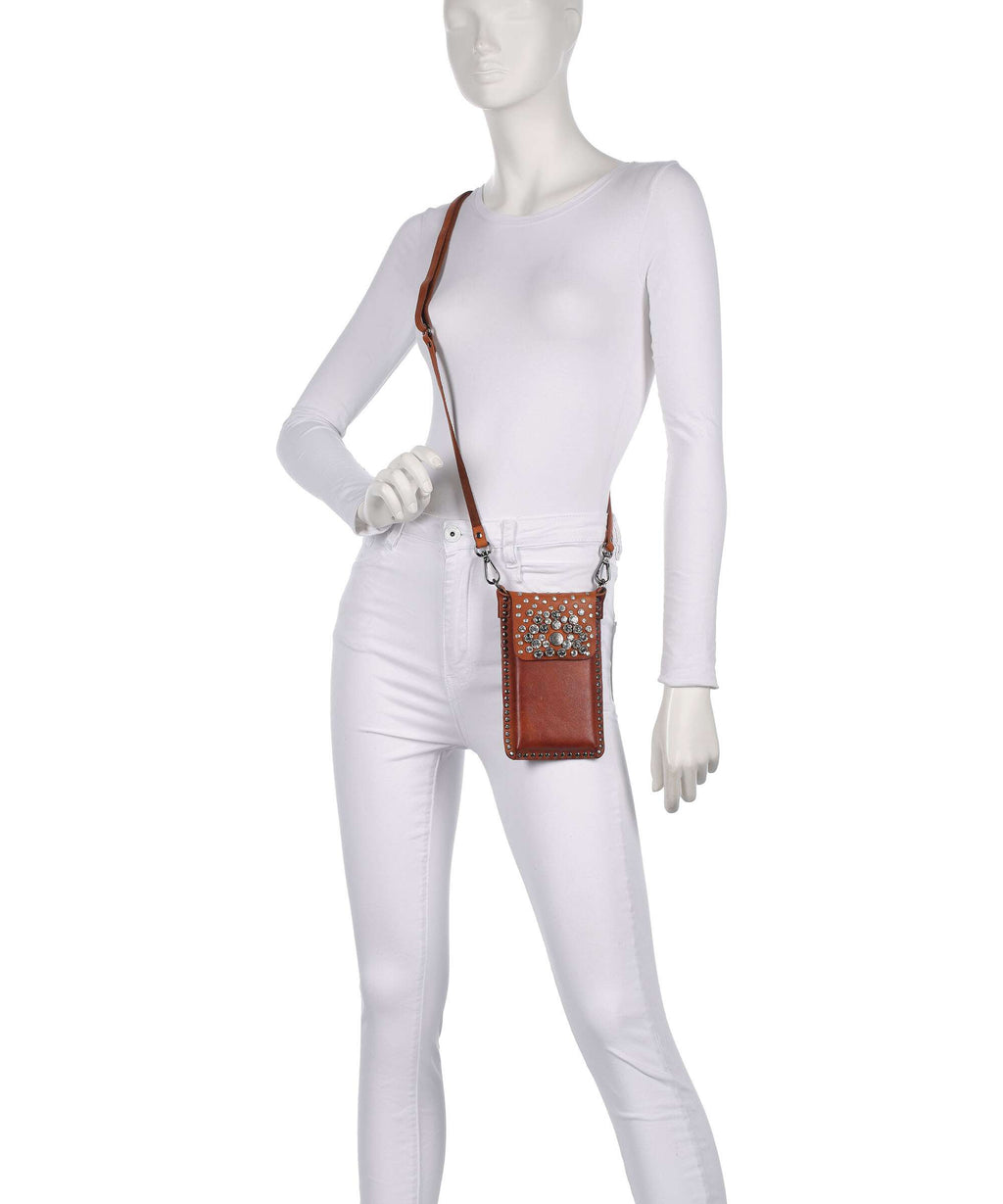 Campomaggi Phone bag cognac