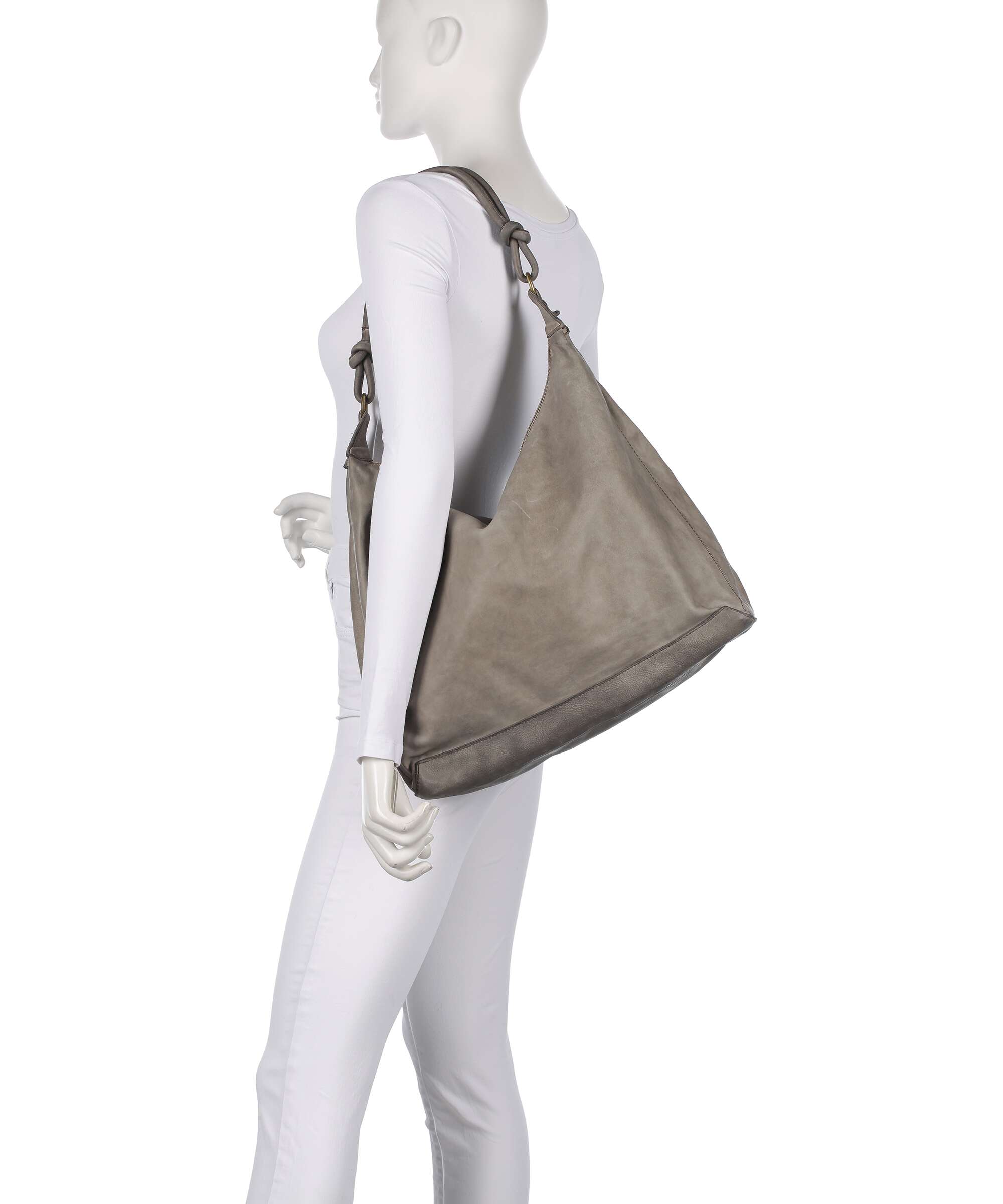 Campomaggi Hobo bag cement