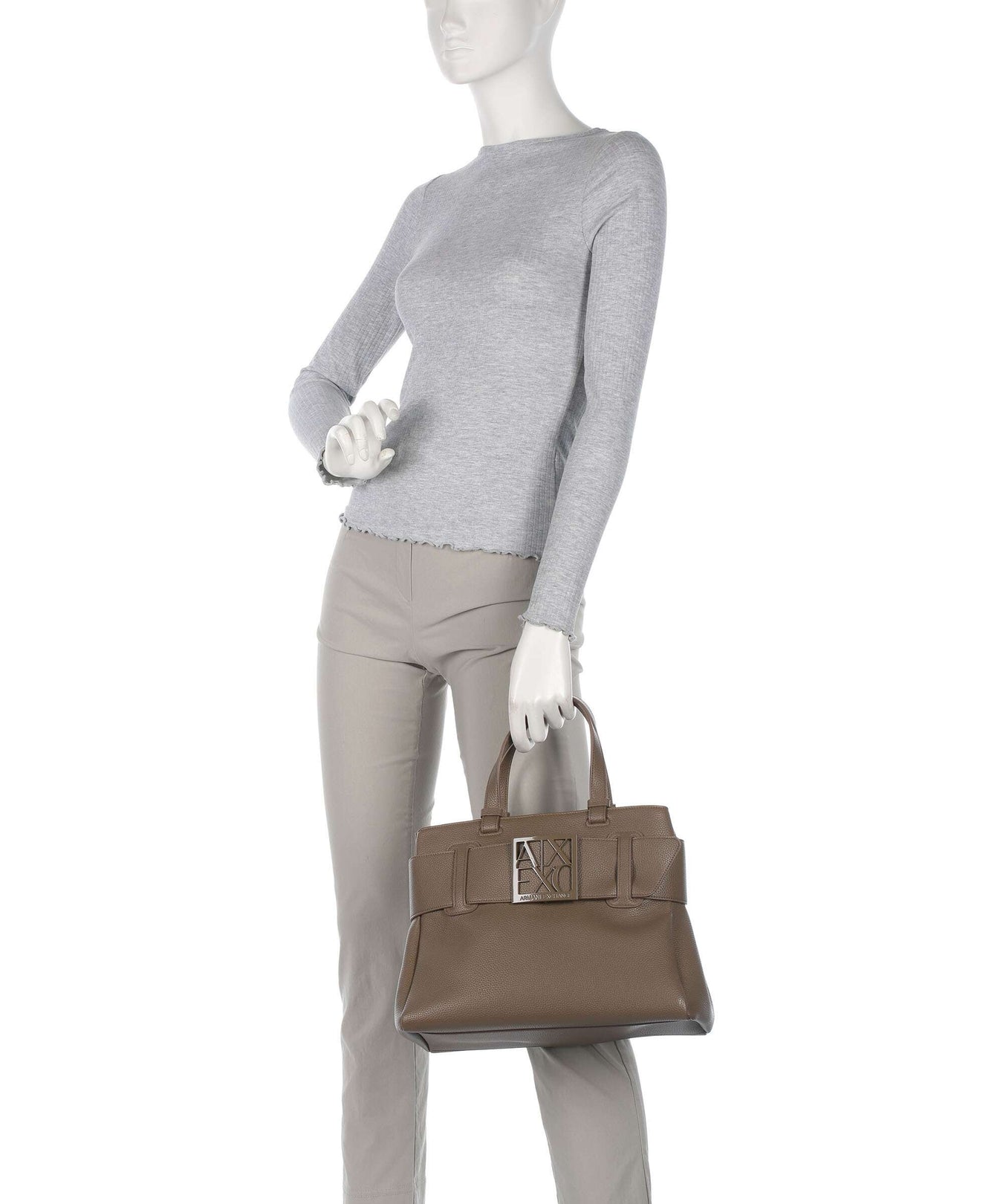 Armani Exchange Susie Soft S Handbag dark taupe