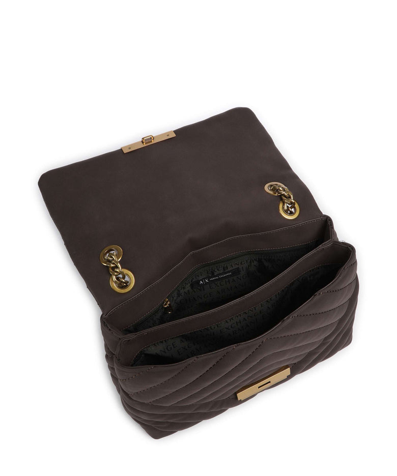 Armani Exchange Victoria M Shoulder bag dark doha