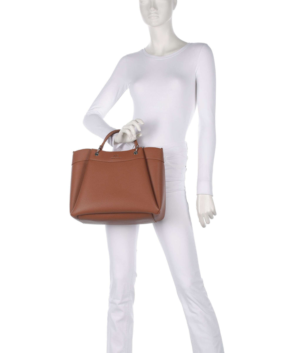 Armani Exchange Wave L Handbag whisky