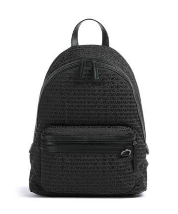 Emporio Armani Logo Jacquard Sac à dos bristol black