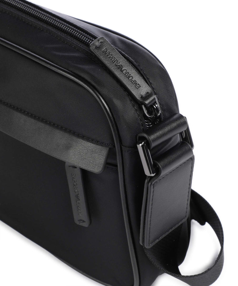 Emporio Armani Recycled Nylon Crossbody bag black beauty