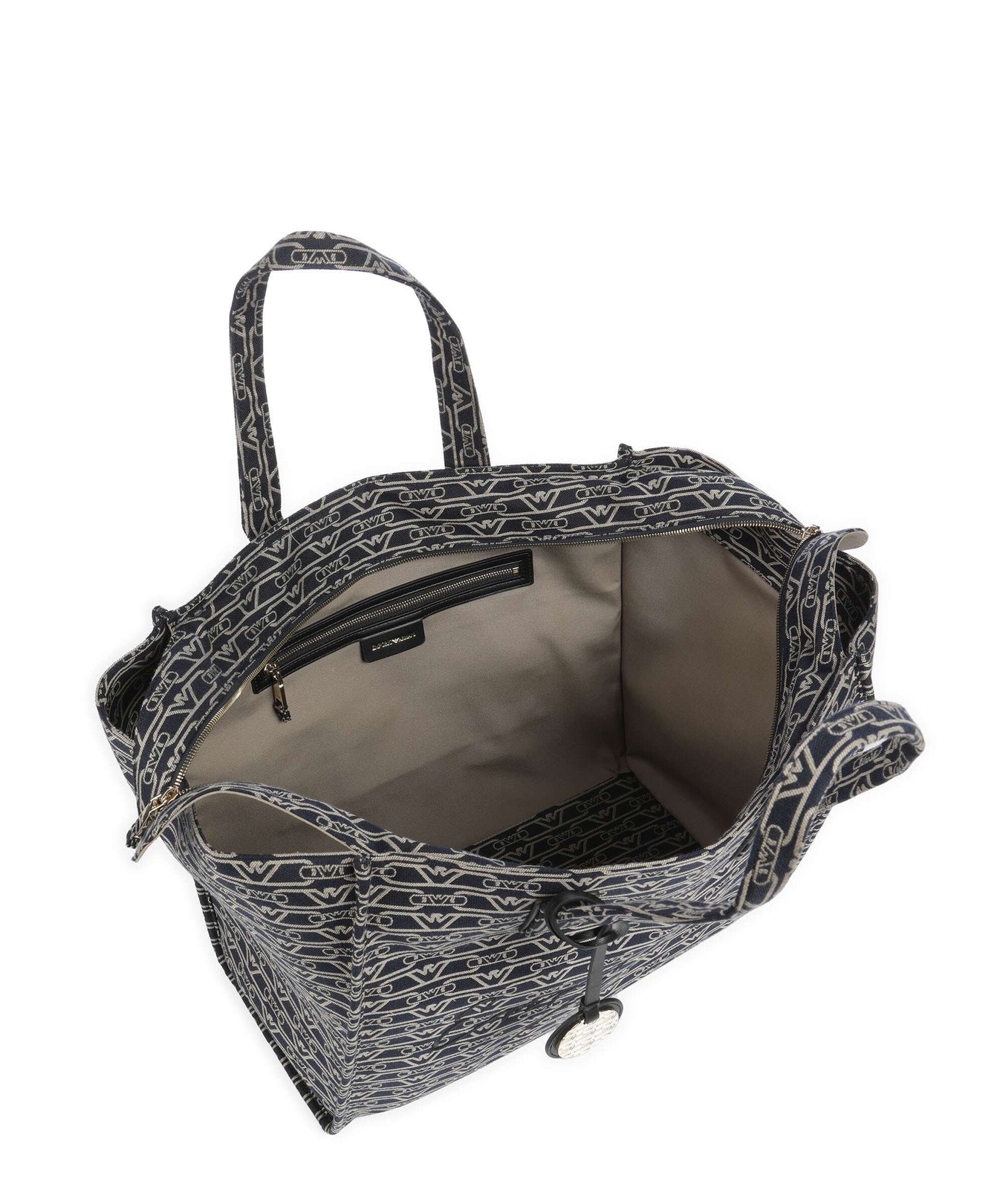 Emporio Armani La Gio Tote bag blu/ecru