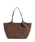 Love Moschino Gold Bead Tote bag cioccolato
