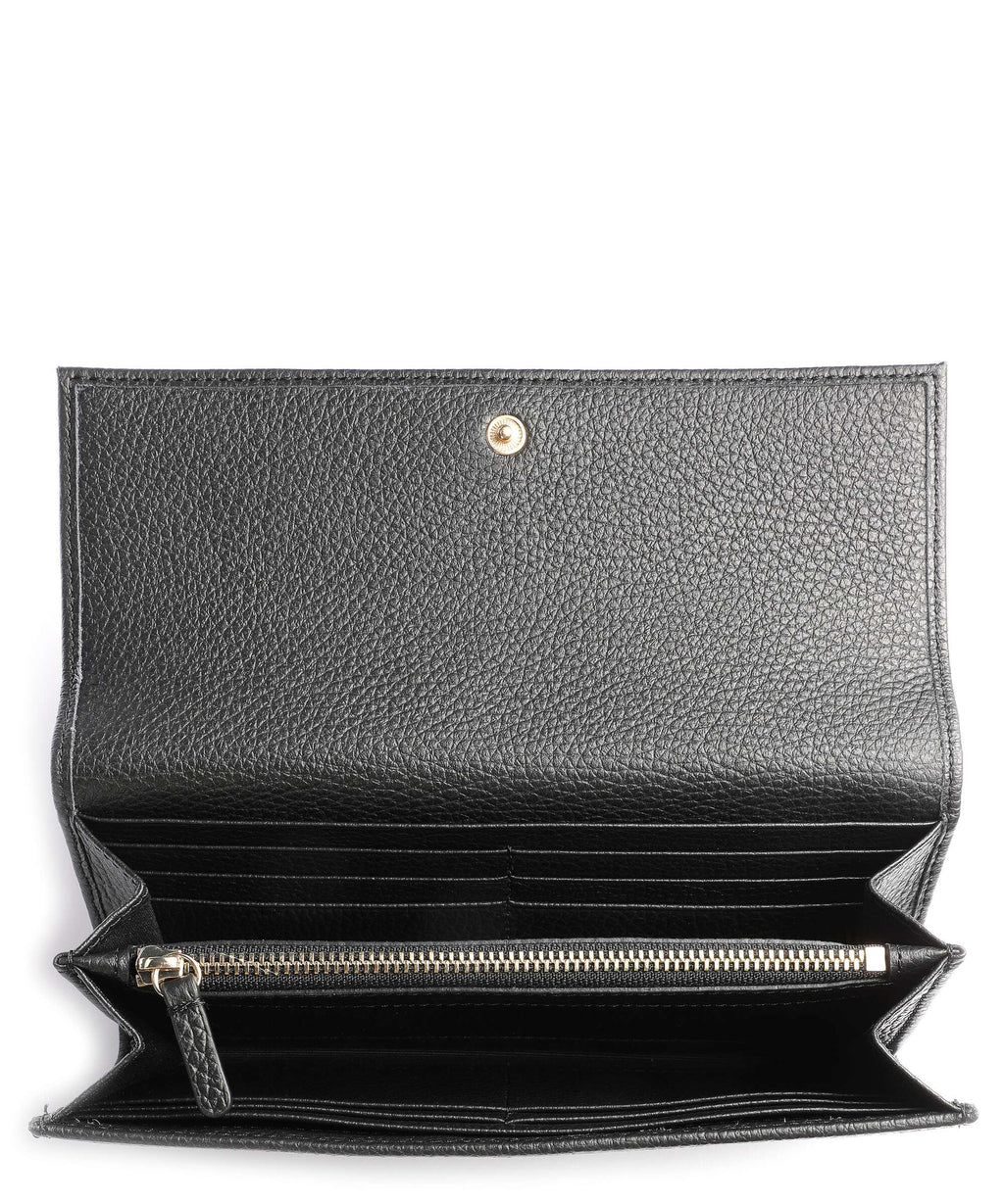 Coccinelle Metallic Soft Wallet noir