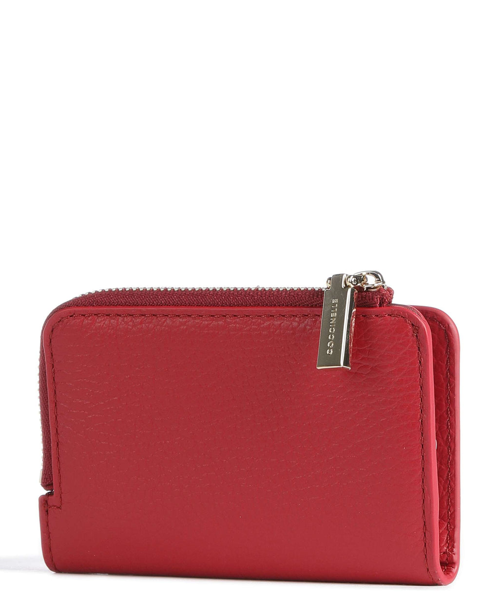 Coccinelle Metallic Soft Wallet ruby