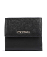 Coccinelle Metallic Soft RFID Geldbörse noir