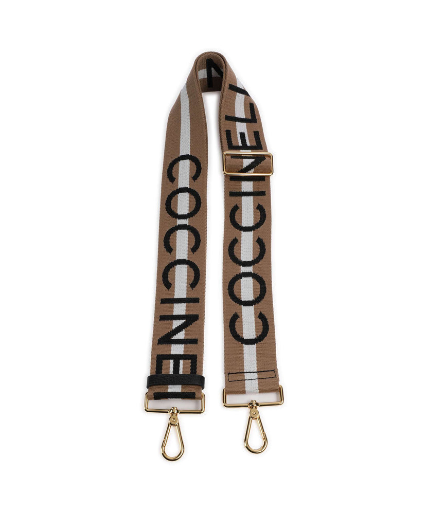 Coccinelle Nastro Signature Bag strap multicolour/natural/noir
