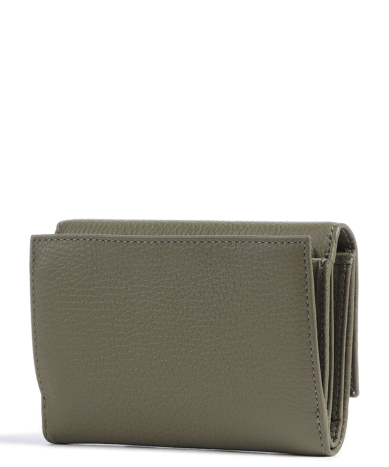 Coccinelle Metallic Soft RFID Wallet laurel green