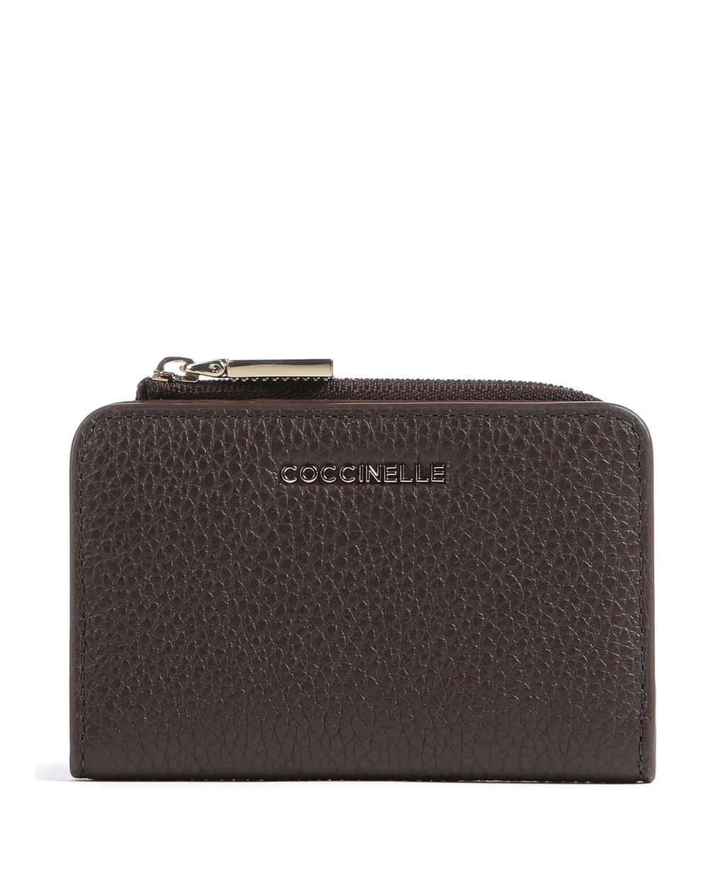 Coccinelle Metallic Soft Wallet fondant brown