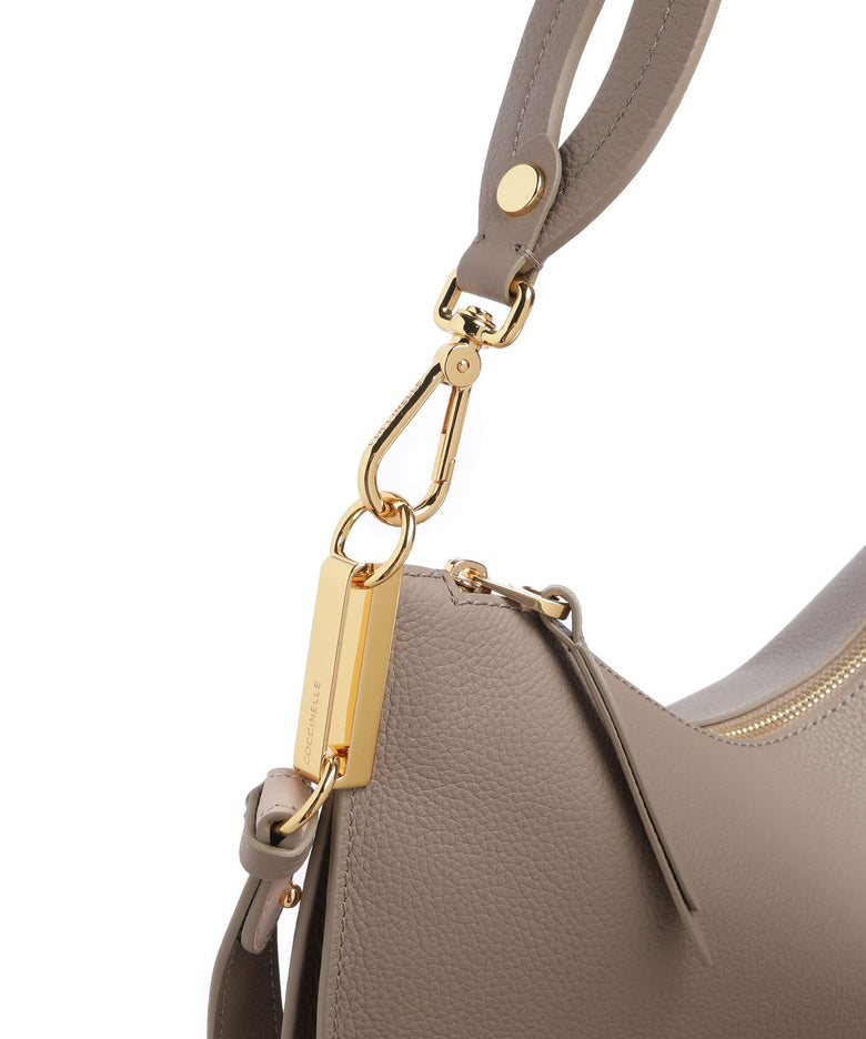 Coccinelle Sunup Hobo bag warm taupe/rosette