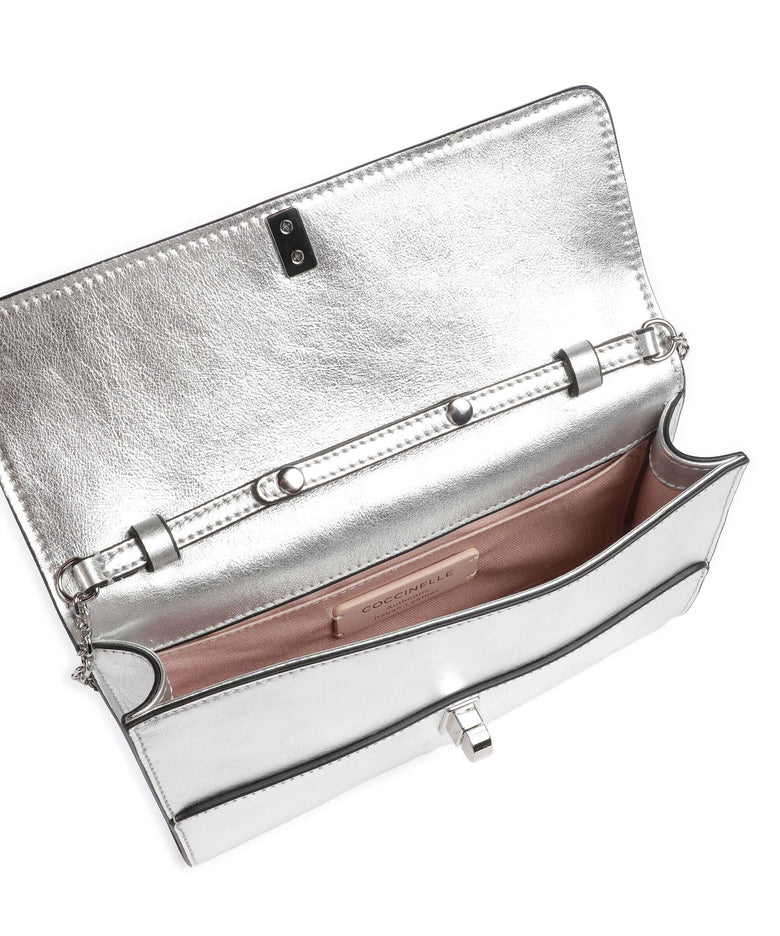 Coccinelle Magie 2Nite Crossbody bag silver
