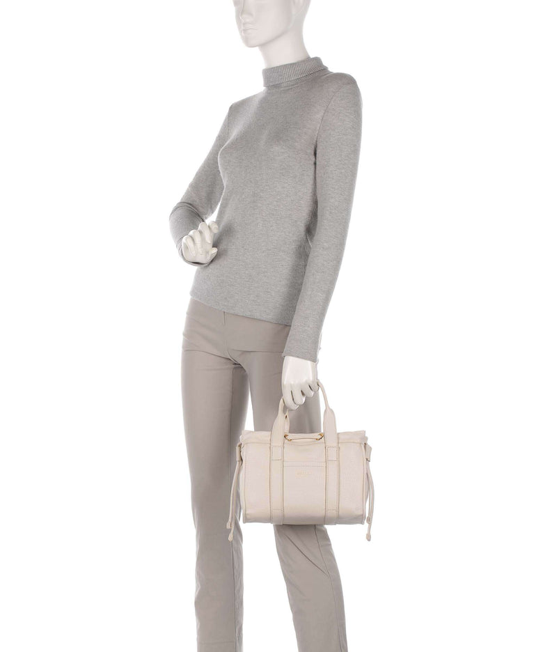 Coccinelle Signature 2Day Handbag lambskin white