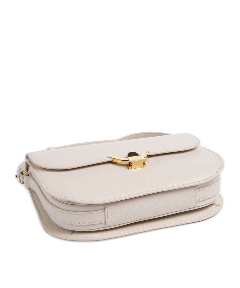 Coccinelle Dew Shoulder bag lambskin white