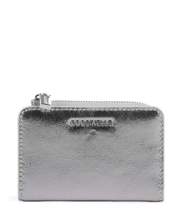 Coccinelle Metallic Smooth Metal Portefeuille silver