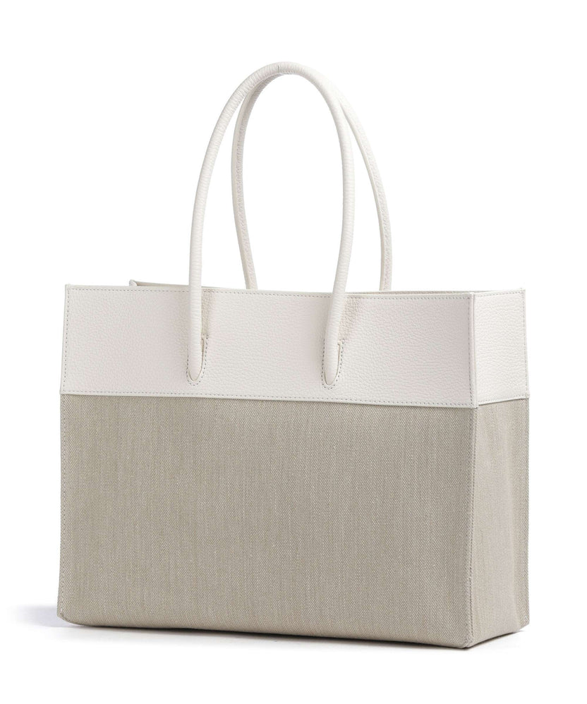 Coccinelle Myrtha Tote bag natural/blanco