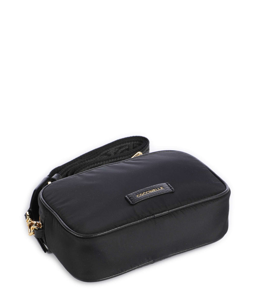 Coccinelle Tebe Nylon Puffy Crossbody bag noir