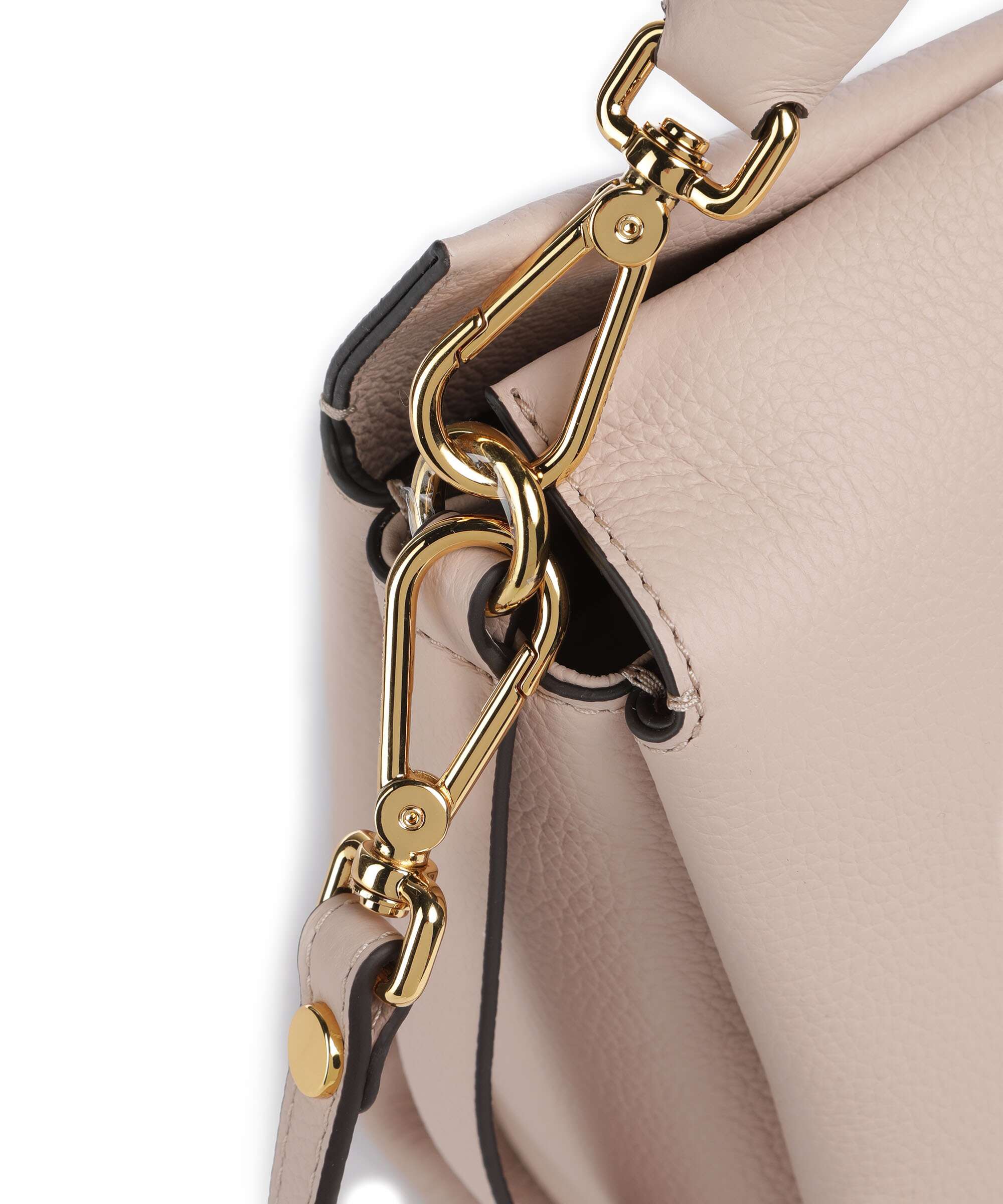 Coccinelle Boheme Grana Double Hobo bag rosette/warm taupe