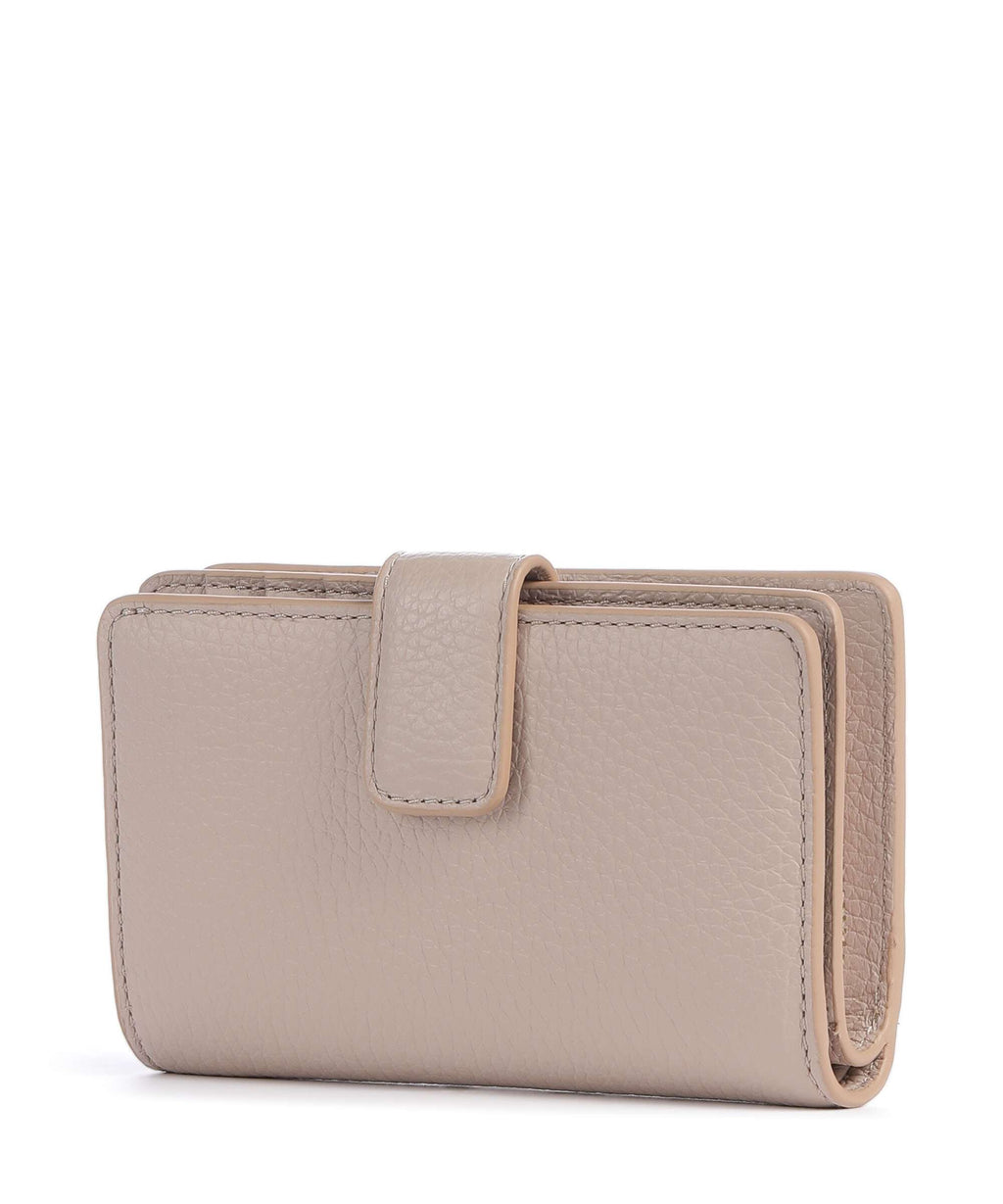 Coccinelle Metallic Soft Wallet rosette