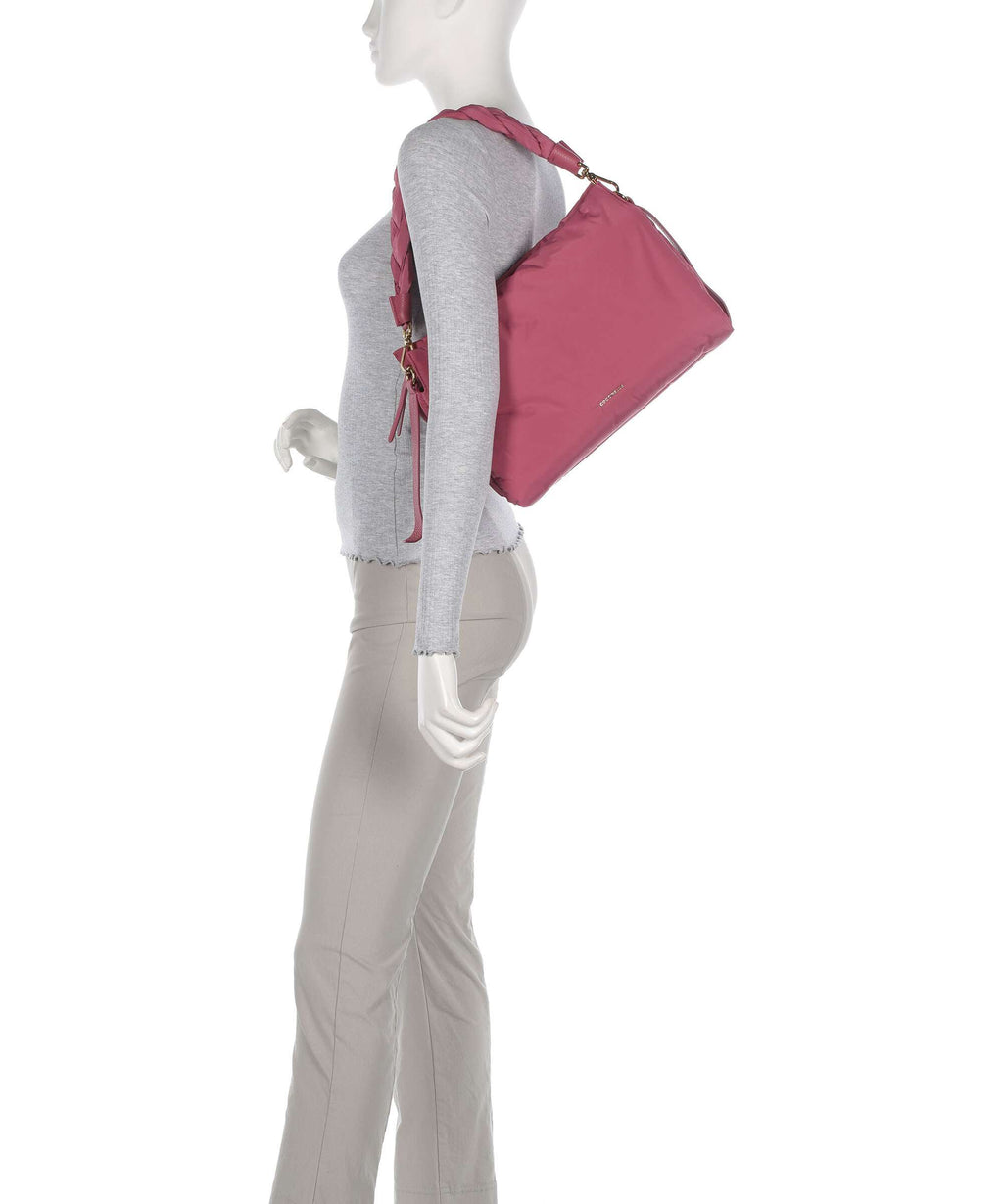 Coccinelle Boheme Puffy Nylon Shoulder bag rosewood