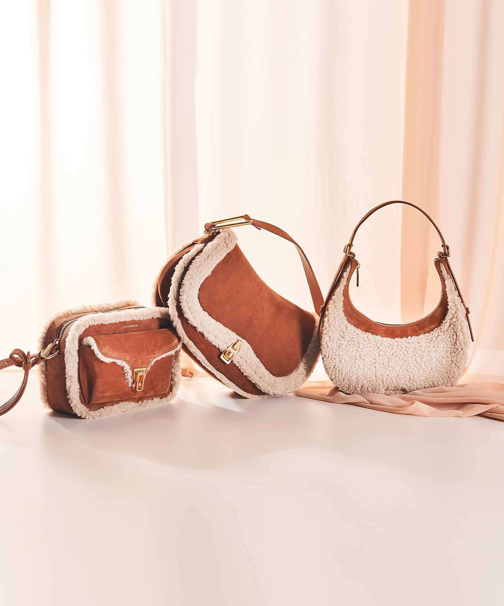 Coccinelle Whisper Hobo bag natural/cuir