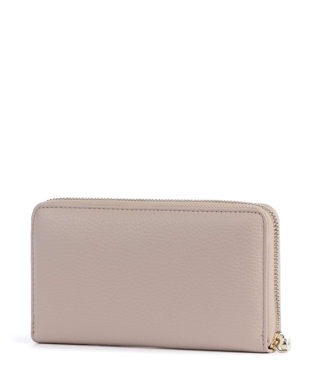 Coccinelle Metallic Soft Wallet rosette
