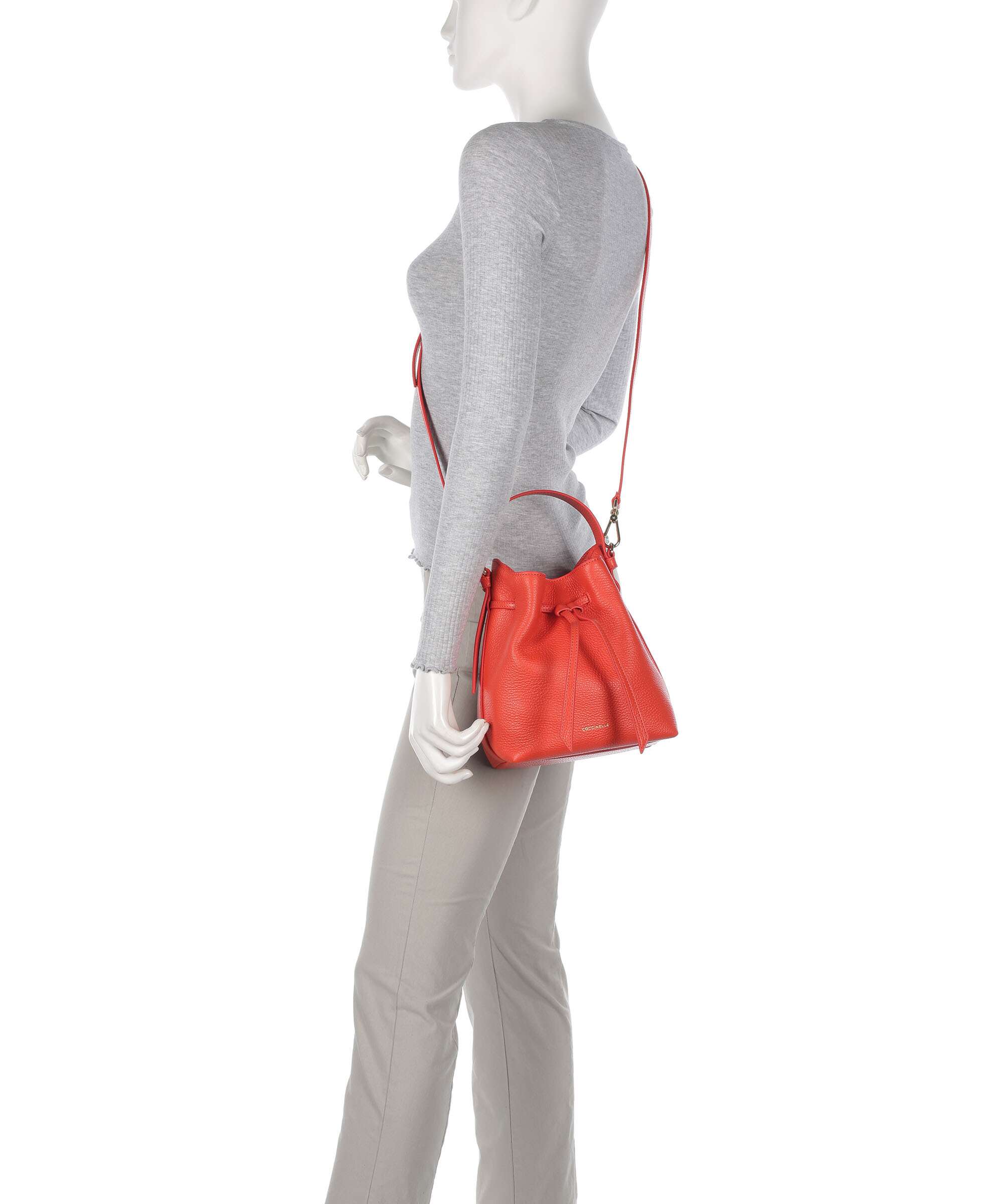 Coccinelle Malory Bucket bag gazpacho
