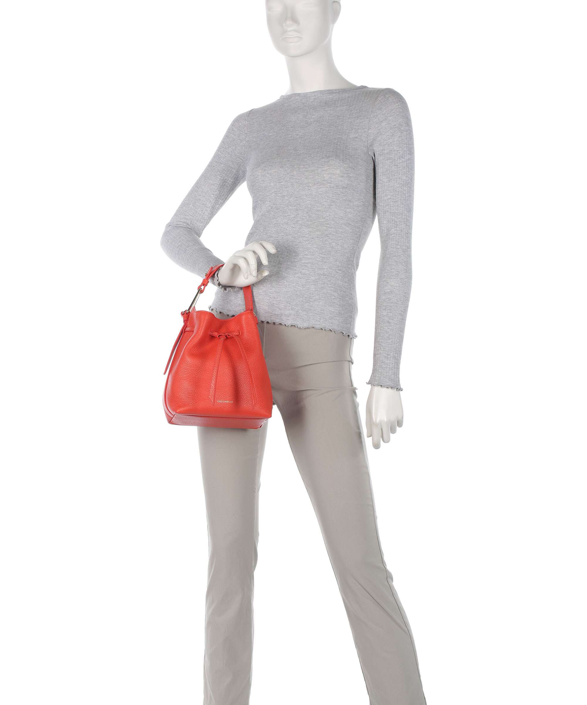 Coccinelle Malory Bucket bag gazpacho