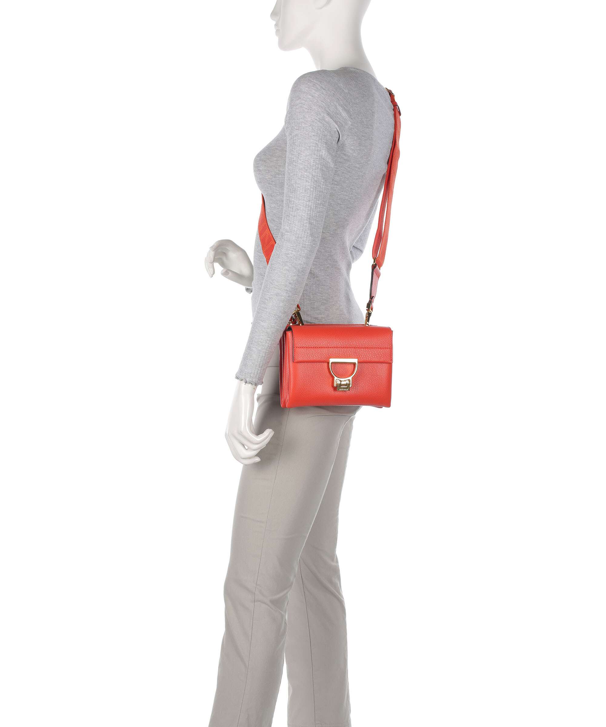Coccinelle Arlettis Signature Crossbody bag gazpacho