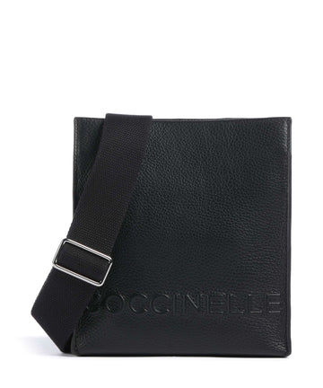 Coccinelle Myrtha Maxi Logo Umhängetasche noir