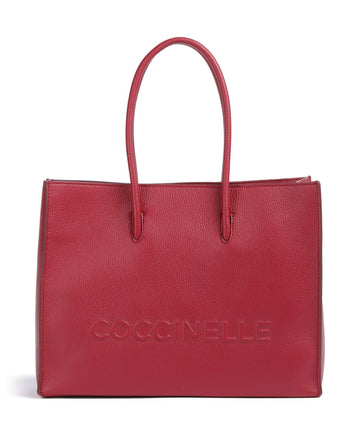 Coccinelle Myrtha Maxi Logo Cabas sangria