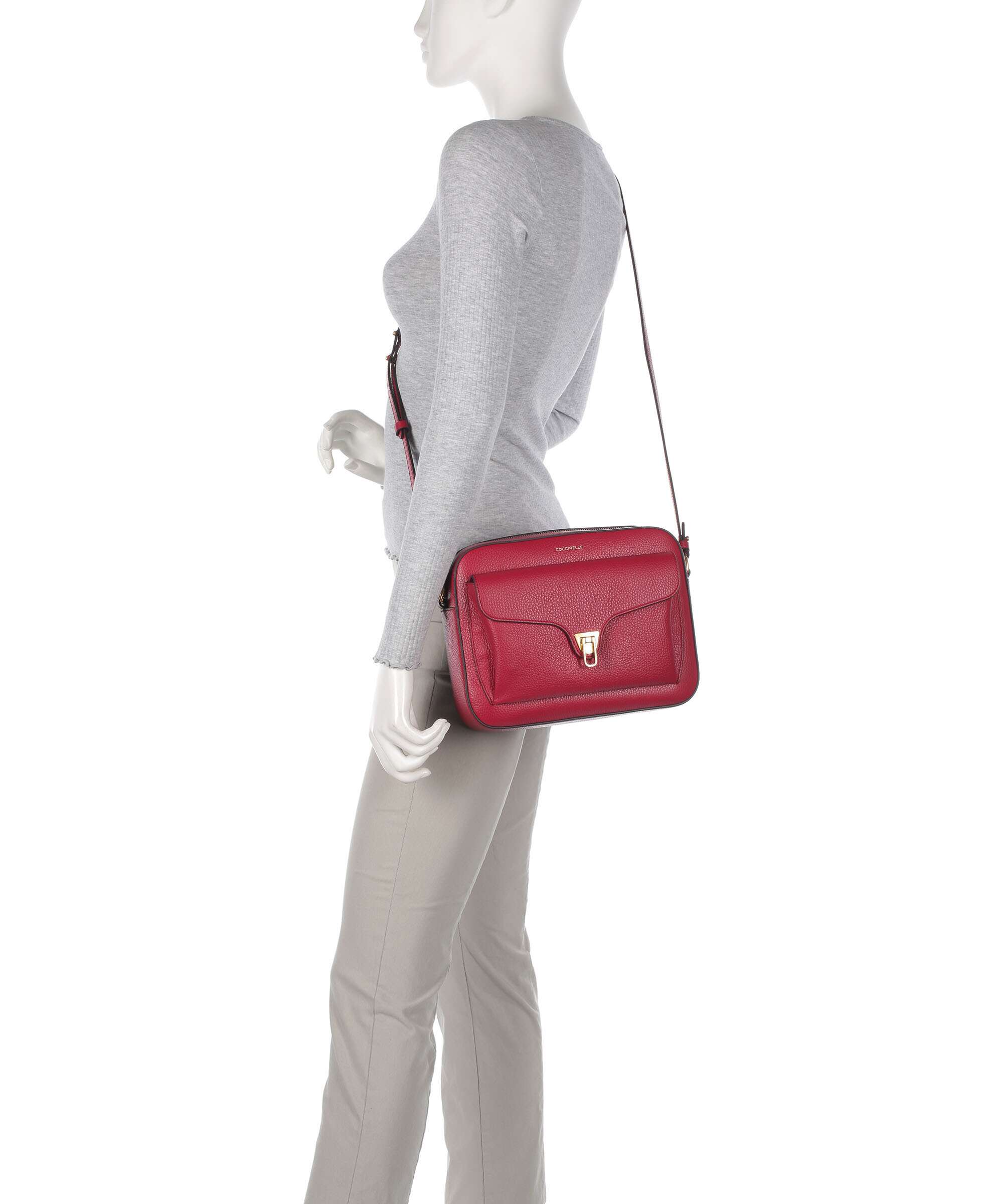 Coccinelle Beat Soft Crossbody bag sangria