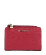 Coccinelle Metallic Soft Geldbörse sangria