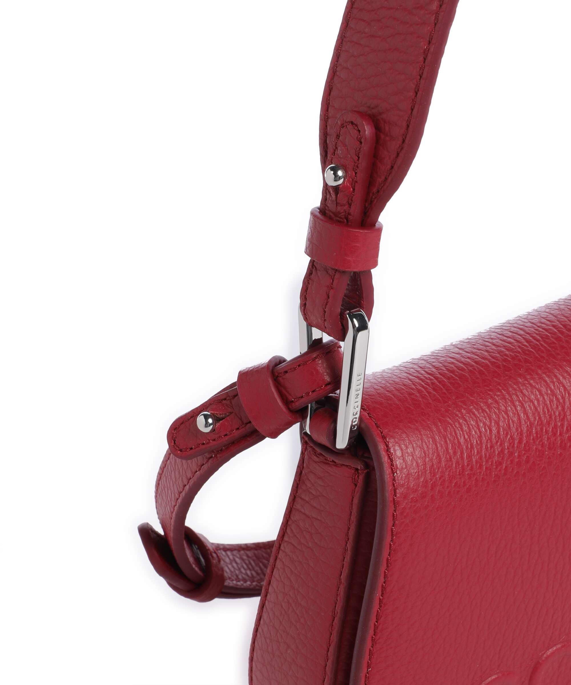 Coccinelle Myrtha Maxi Logo Shoulder bag sangria