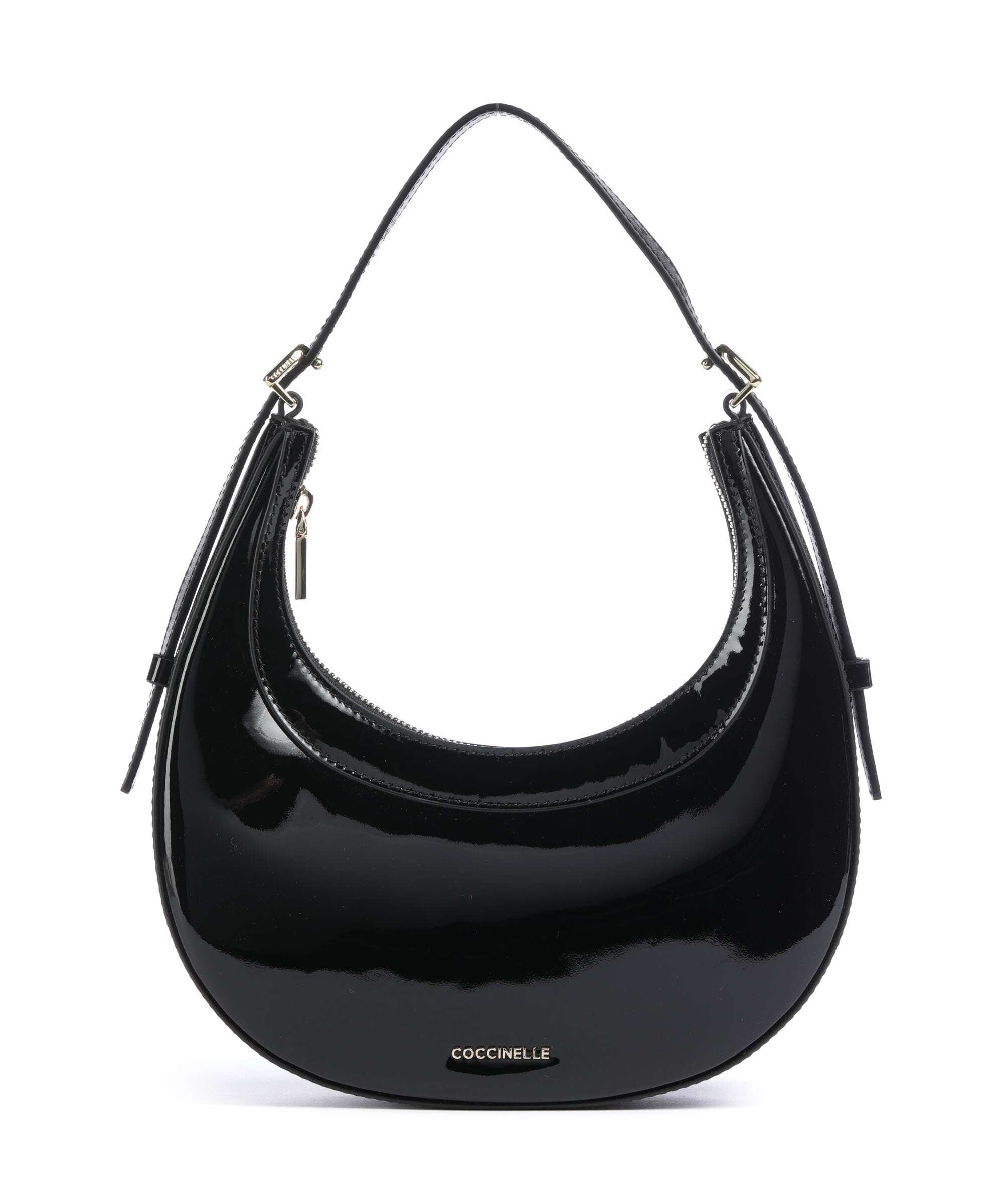 Coccinelle Whisper Patent Shoulder bag noir